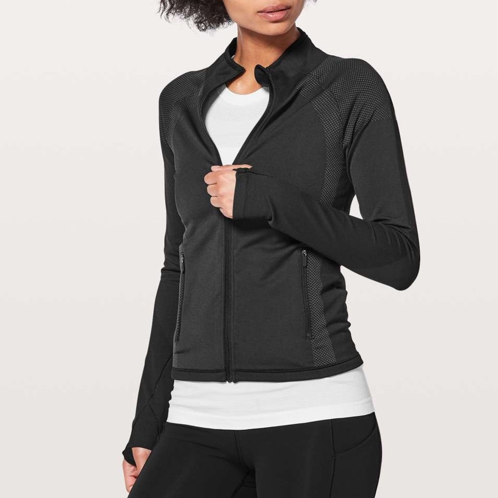 Lululemon Ready To Run Jacket Pinpoint